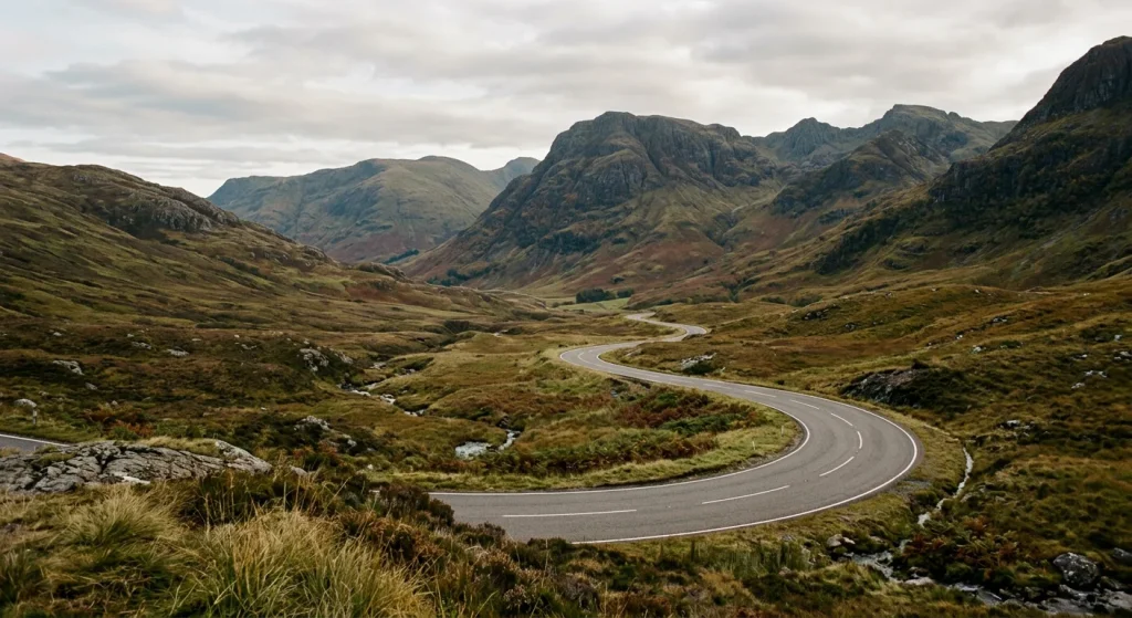 Heading north into the Highlands